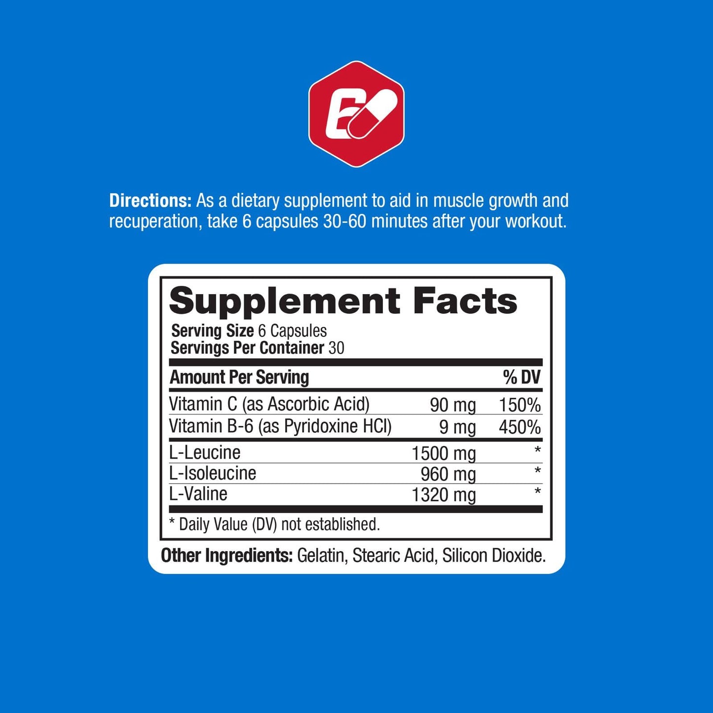 ProLab BCAA Plus Branched Chain Amino Acid Capsules, 180 Capsules