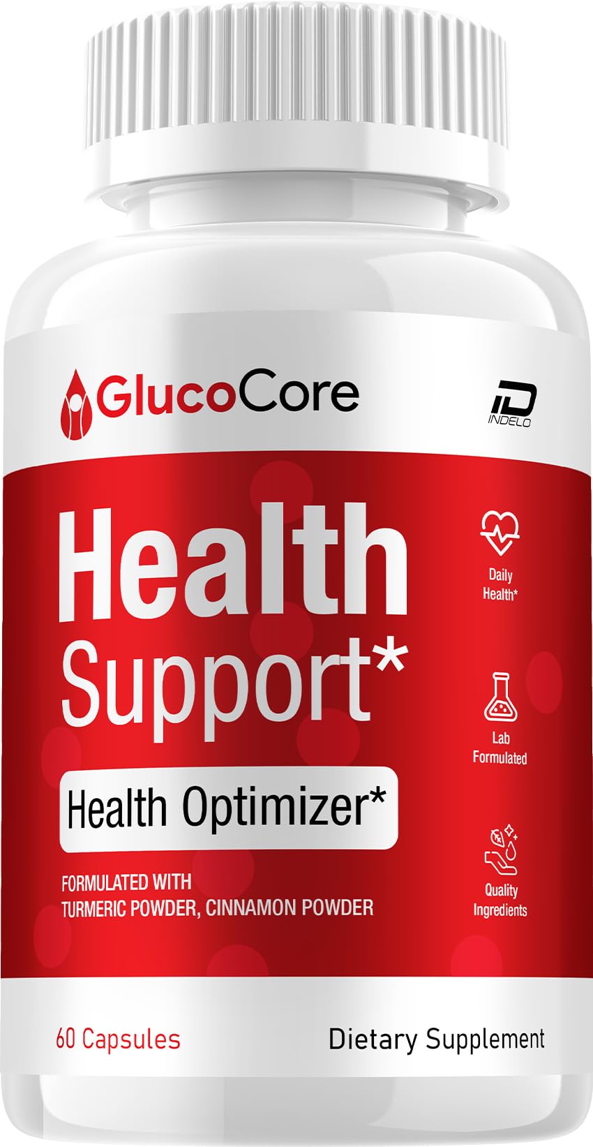 Indelo Gluco Core Capsules 60 Count