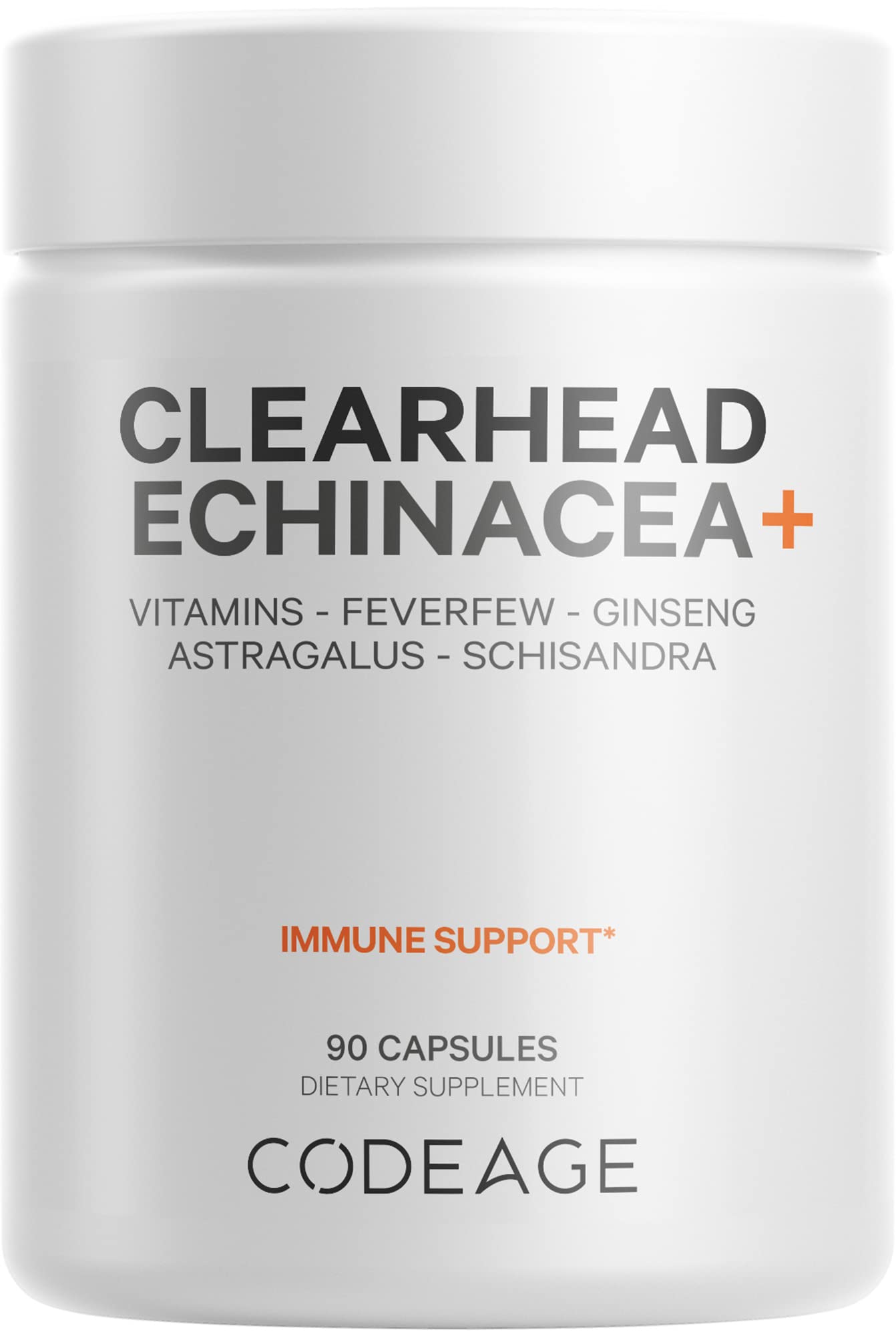 Codeage Clearhead Echinacea+ Supplement Capsules 90 Count