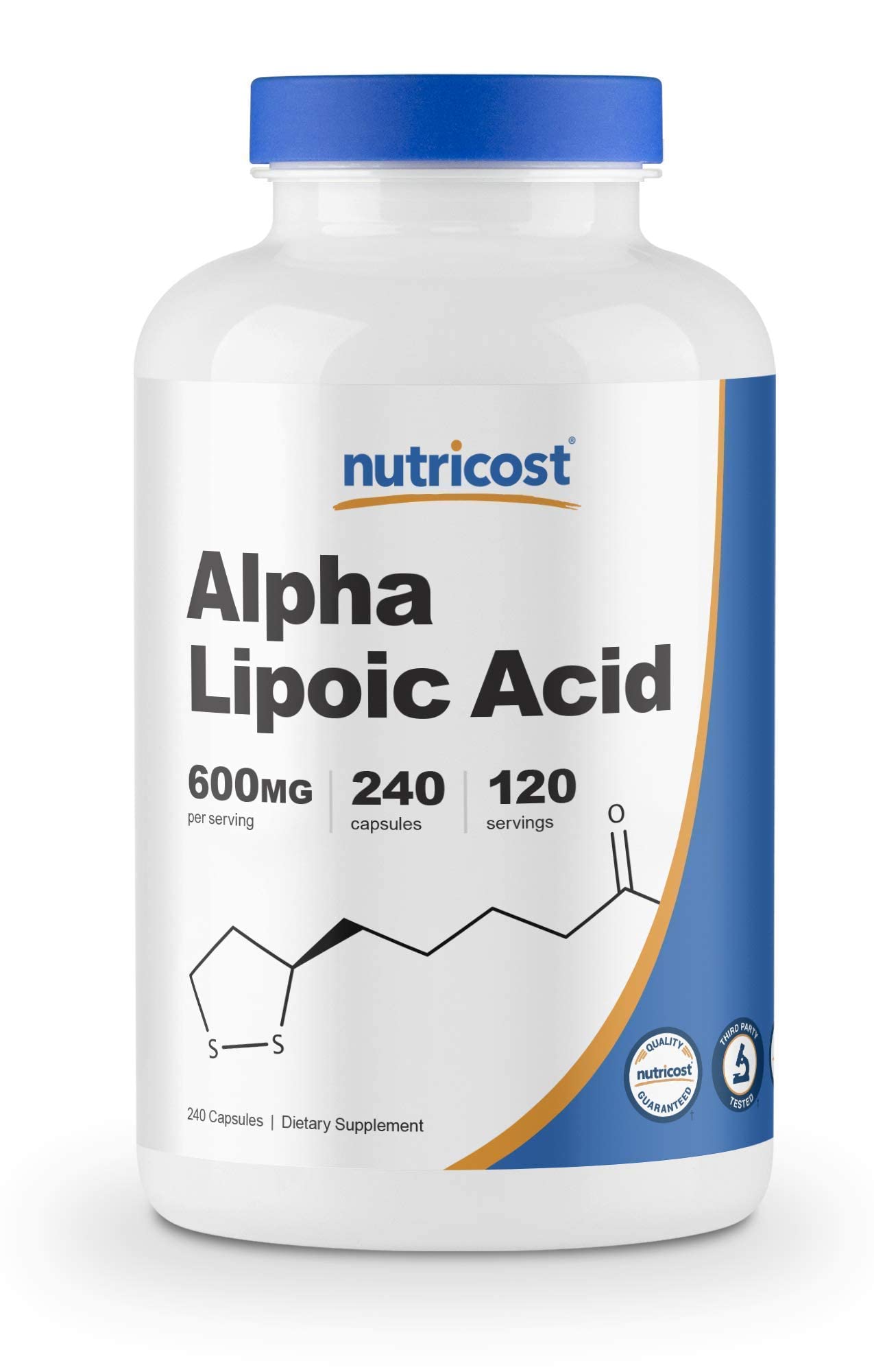 Nutricost Alpha Lipoic Acid 600mg 240 Capsules & Acetyl L-Carnitine 500mg 180 Capsules, 420 Capsules Total