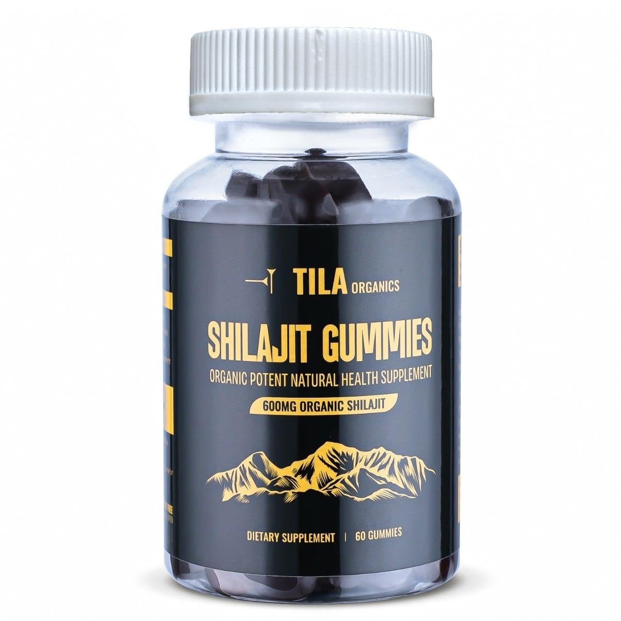 Tila Organic Himalayan Shilajit Resin Soft Gels 60 Gummies