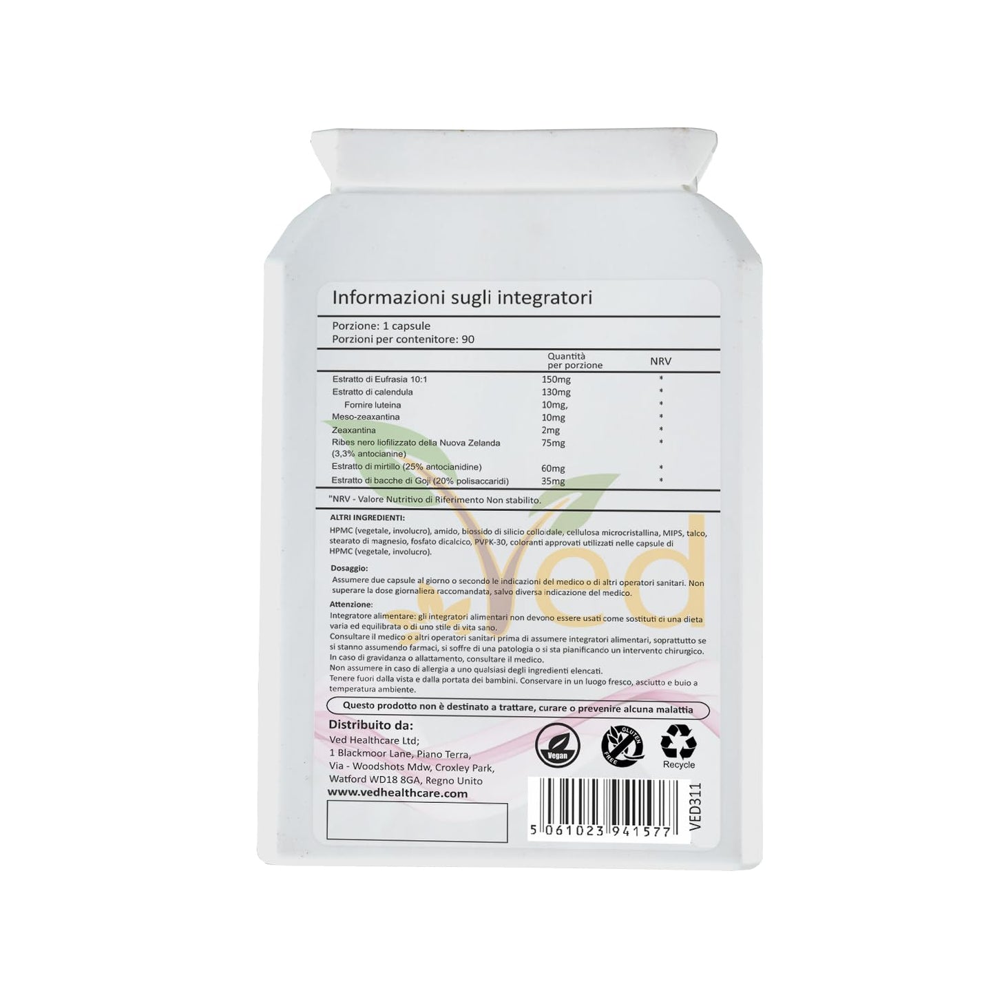 Ved Eye Complex Capsule, 90 Count