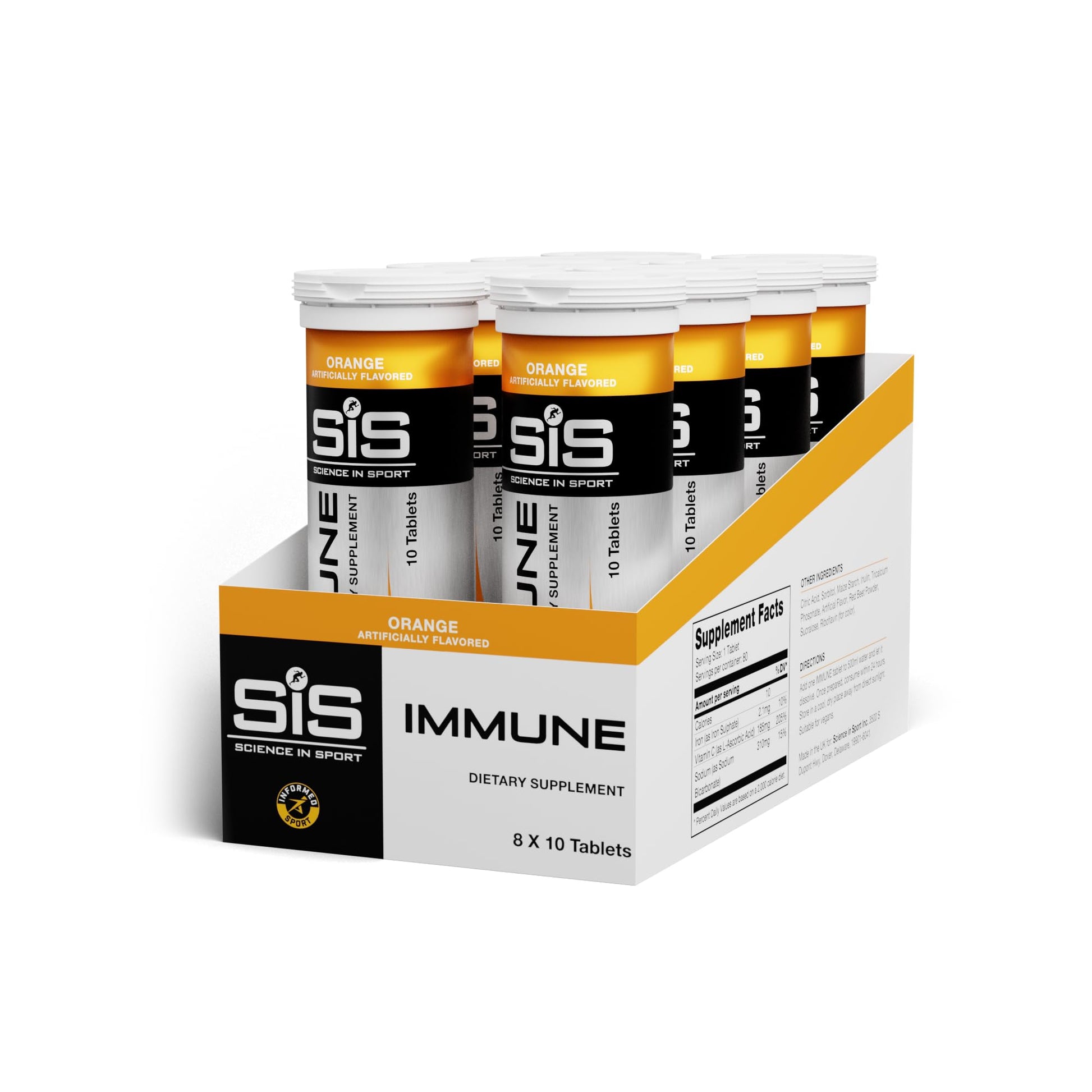 Science in Sport SiS Hydro Tablets Orange, 8 Tablets
