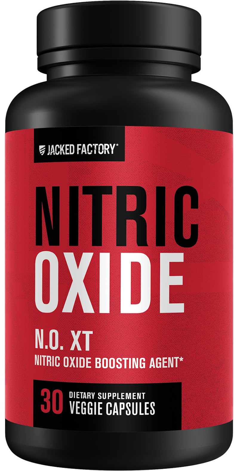 Jacked Factory N.O. XT Nitric Oxide Supplements for Men, 30 Capsules