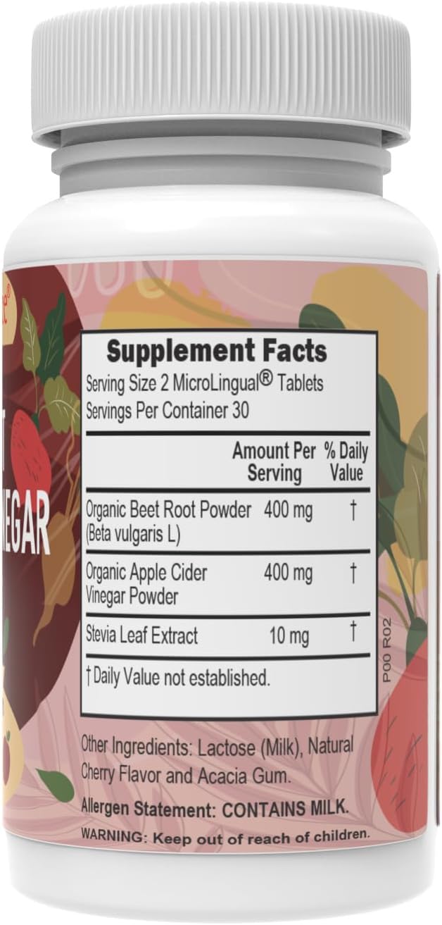 Superior Source Beet Root & Apple Cider Vinegar Clean Melts 120 Tablets