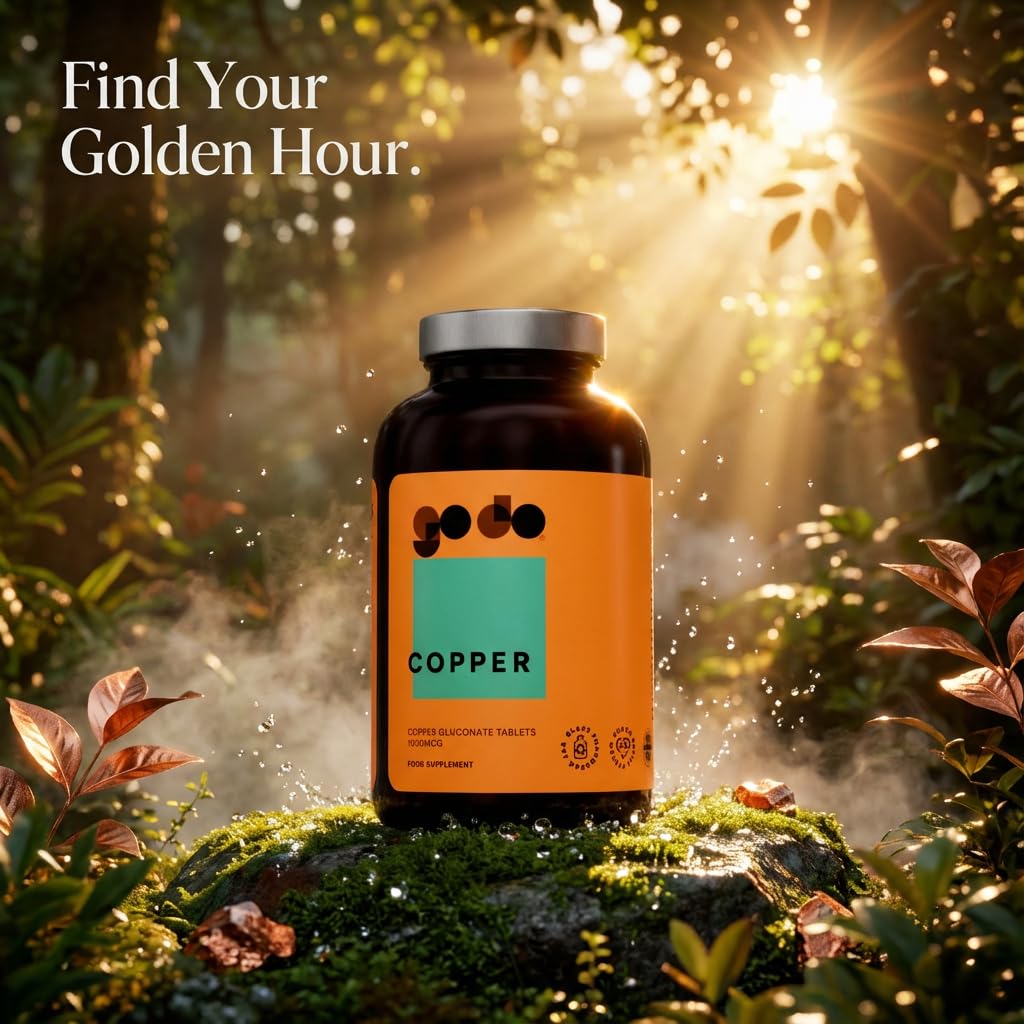 Fitness Health Copper Gluconate Supplement 1000mcg Tablet, 120 Count