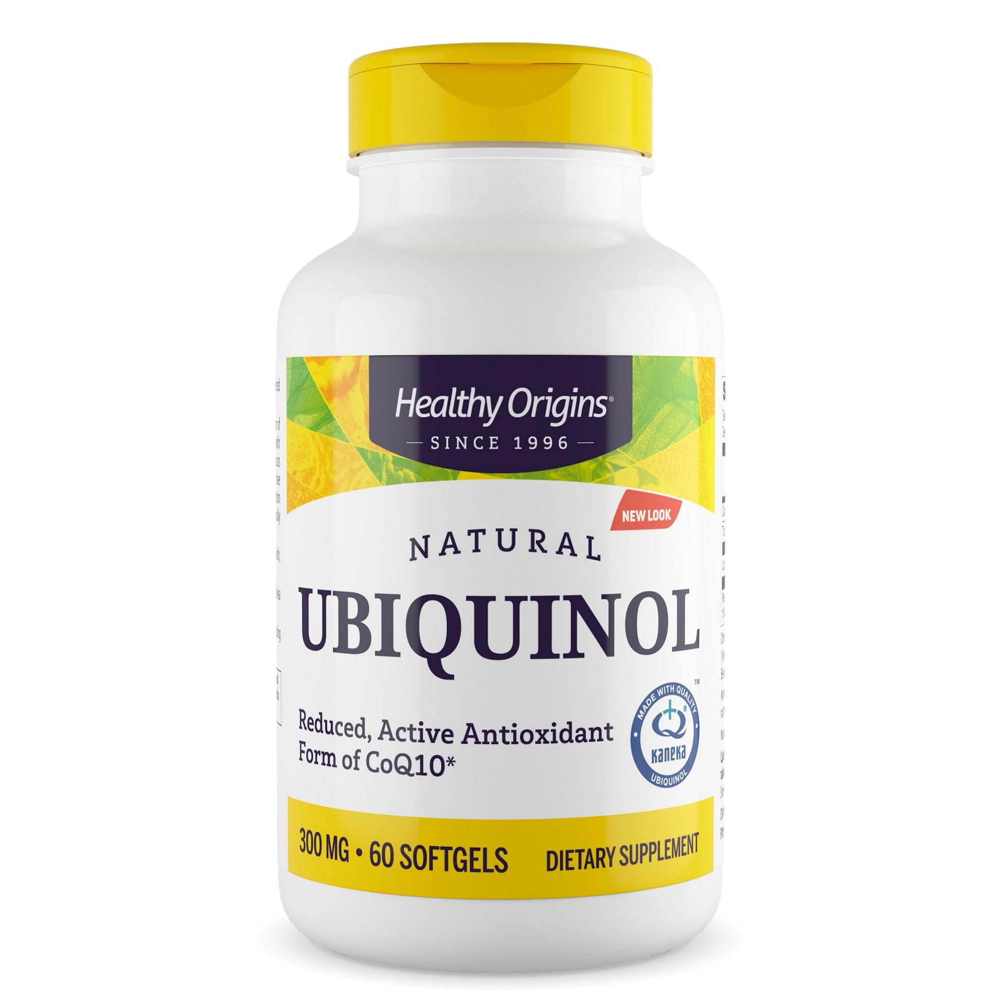 Healthy Origins Ubiquinol CoQ10 300 mg Kaneka Softgel, 60 Count