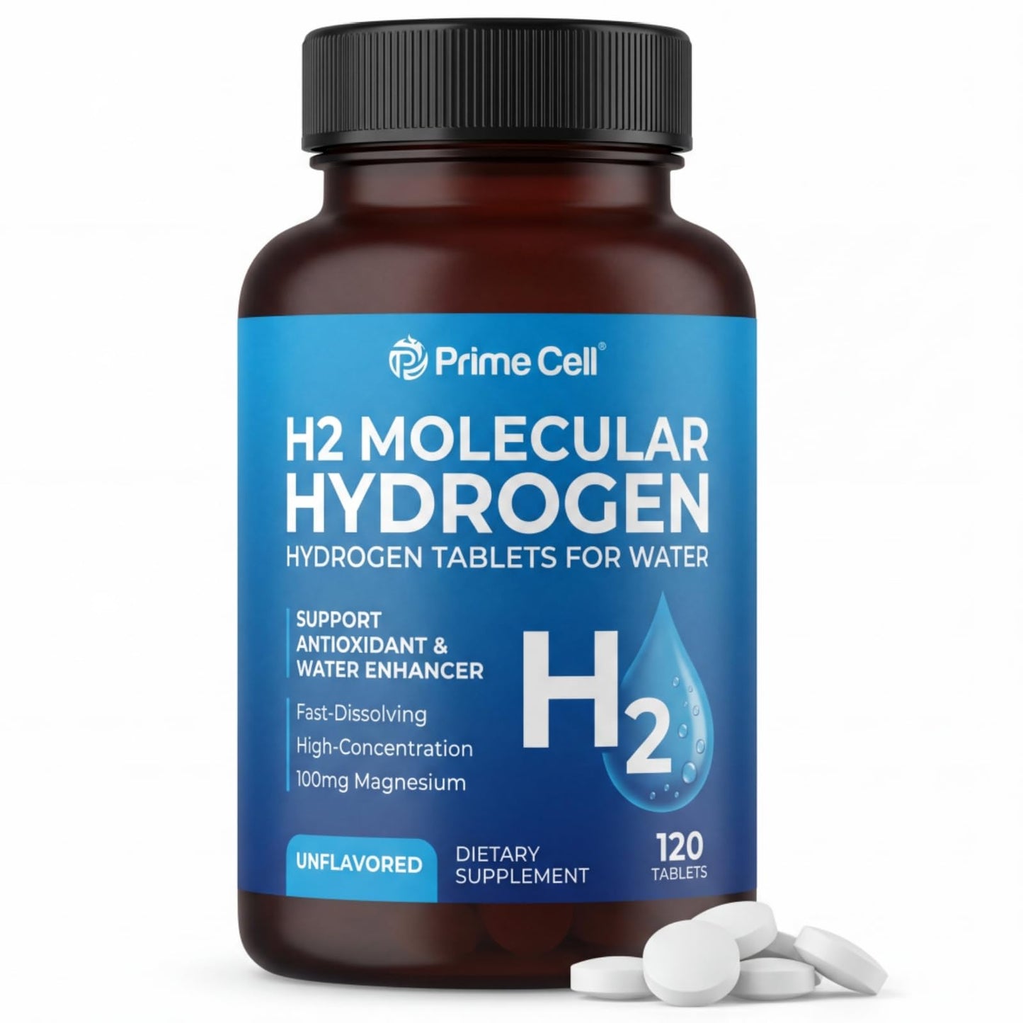 Hunjiry Prime Cell H2 Molecular Hydrogen Tablet 30 Count