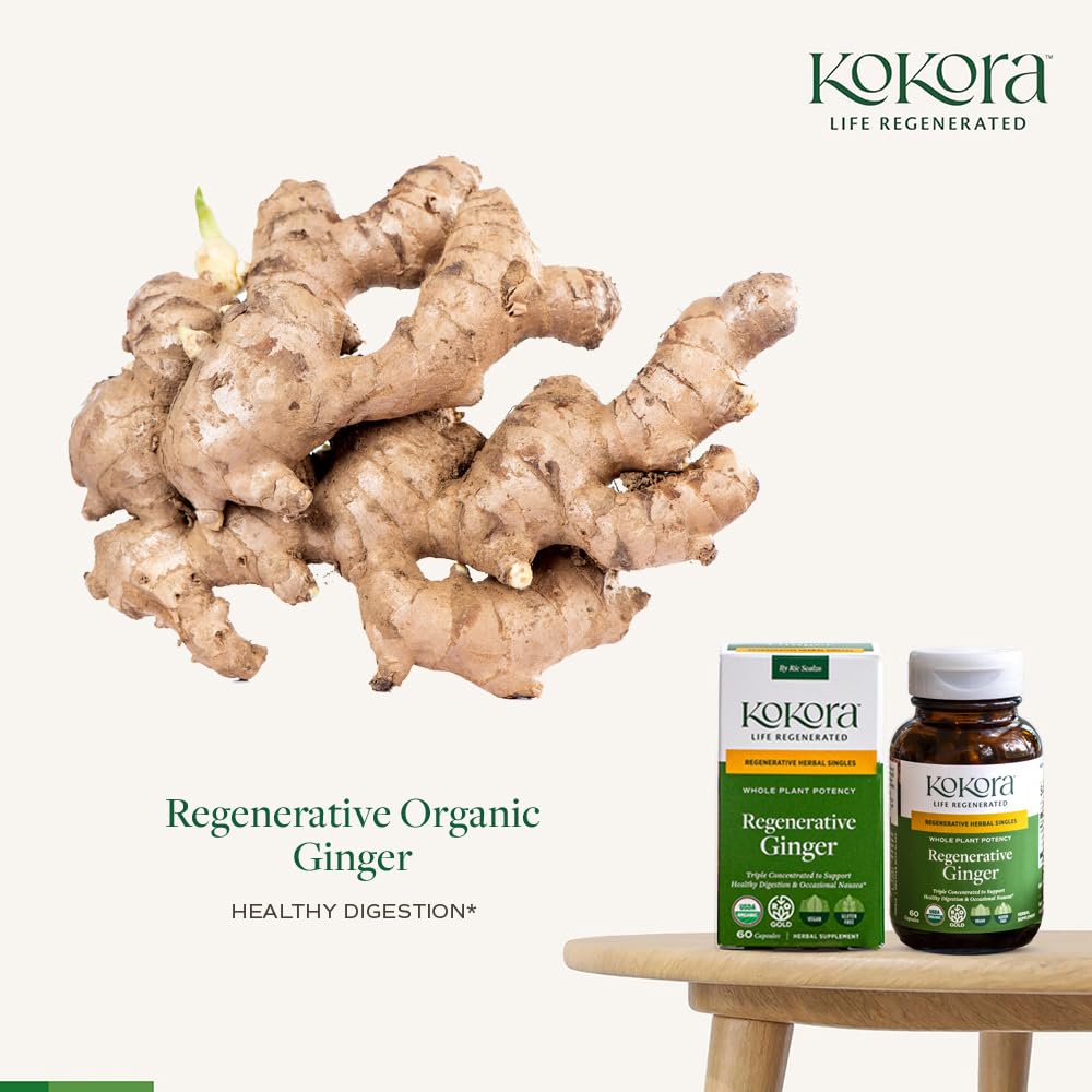kokora Regenerative Ginger Capsules 60 Count