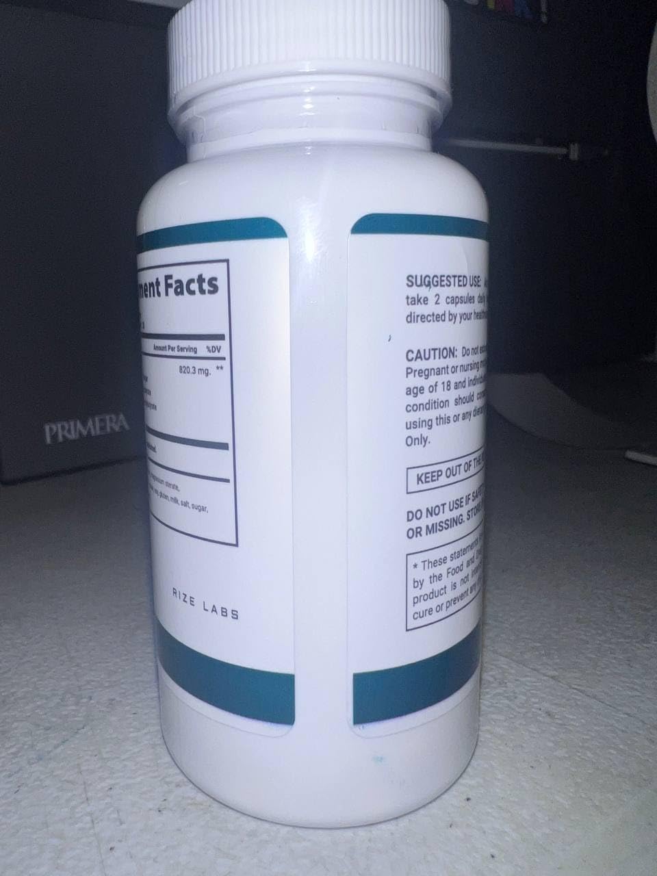 Rize Labs Olivine Weight Loss Supplement Capsules 60 Count