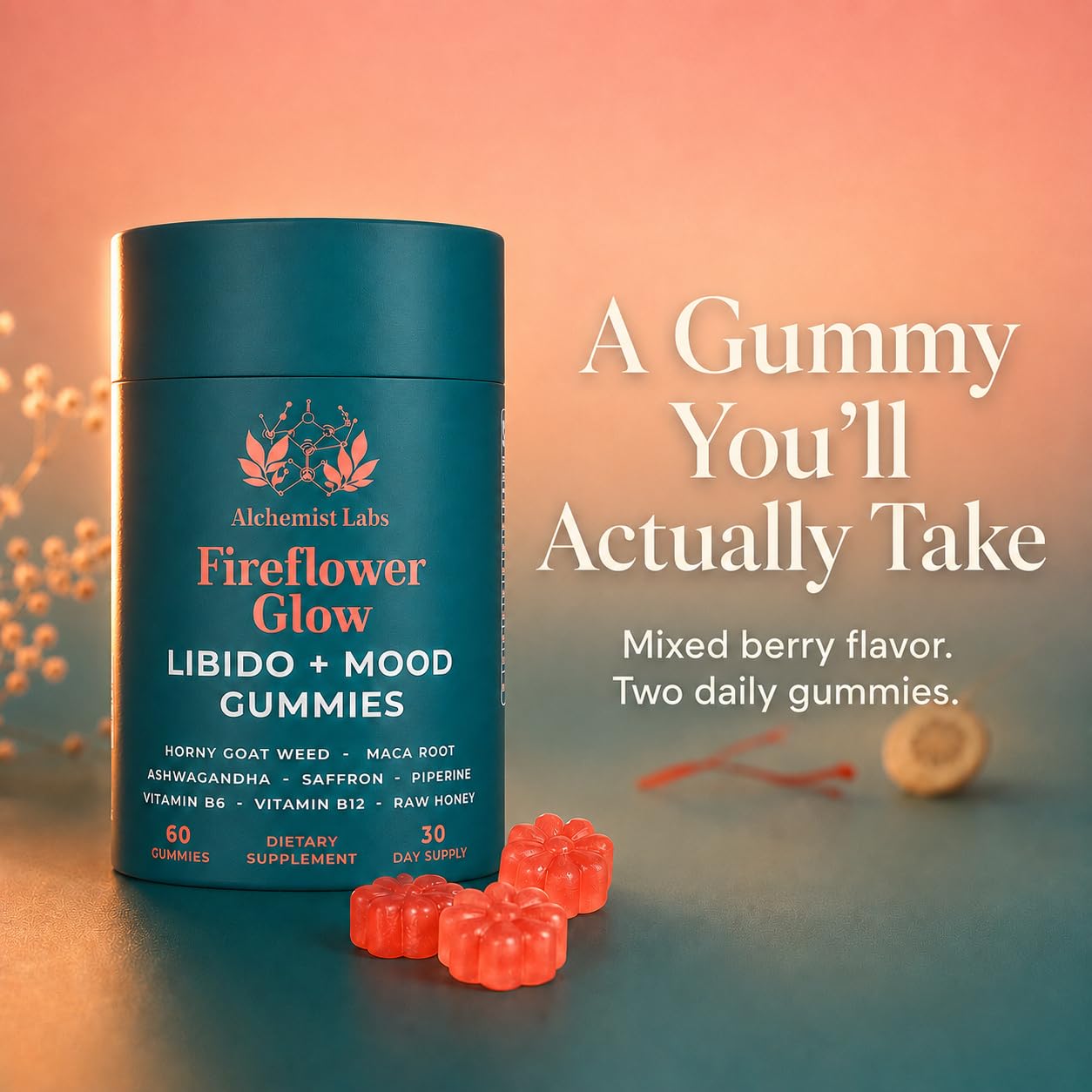 Alchemist Labs Libido Support for Women Gummy, 60 Gummies