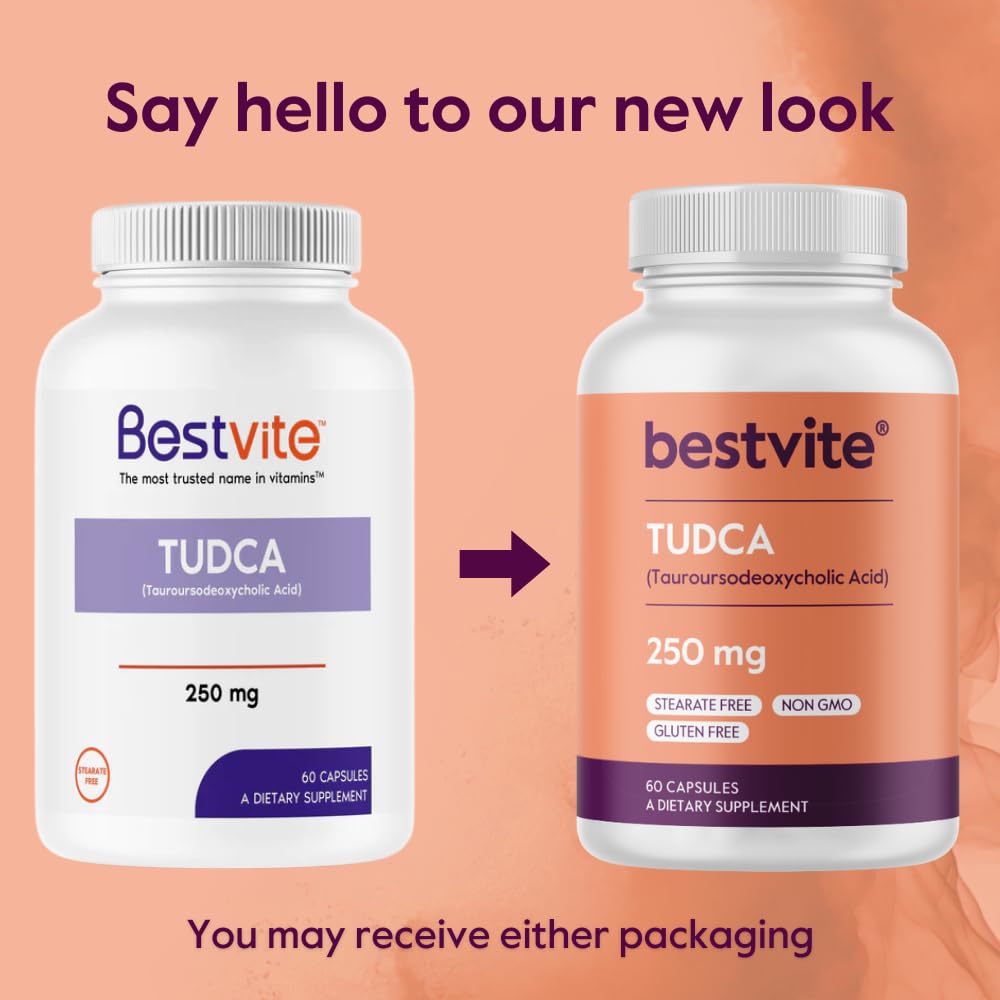 BESTVITE TUDCA 250mg Capsule, 60 Count