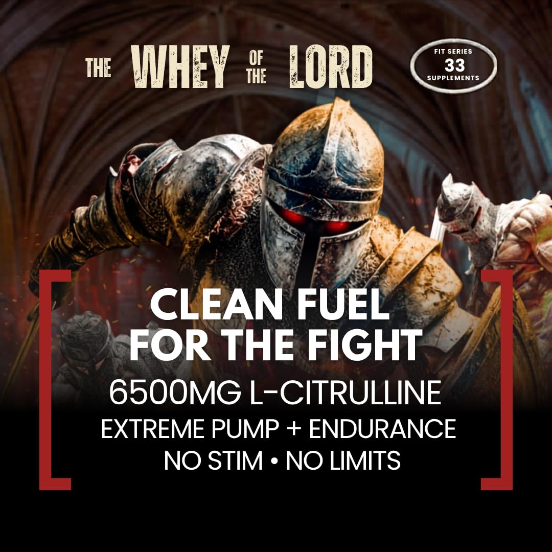 The Whey of The Lord Righteous Rage Non Stim Preworkout Powder, Cherry Lemonade, 25.76 oz