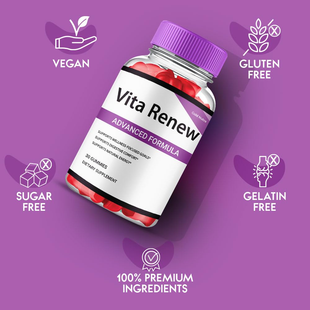 Gold Nutra Vita Ren Gummies, Vita ACV Gummies, 1 Count