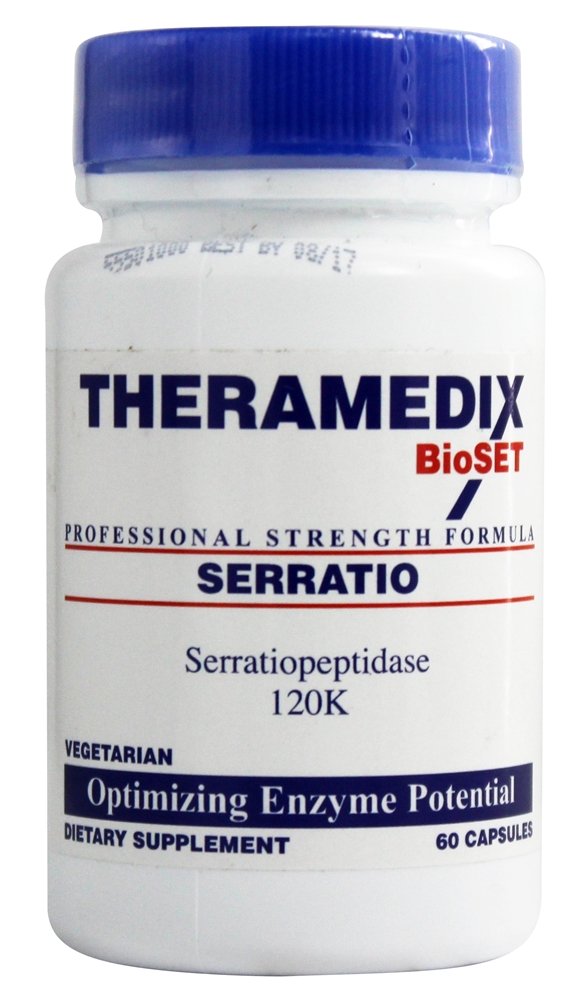 Theramedix Serratio 120K Capsules, 60 Count