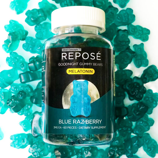 IDEAL CONCEPTS Reposé Goodnight Melatonin Gummies 3mg Per Serving - 60 Gummies