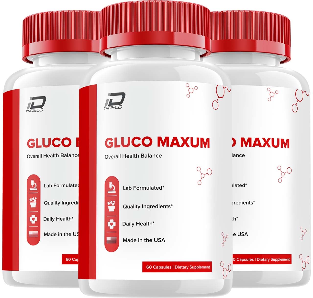 Indelo Gluco Maxum, 180 Capsules