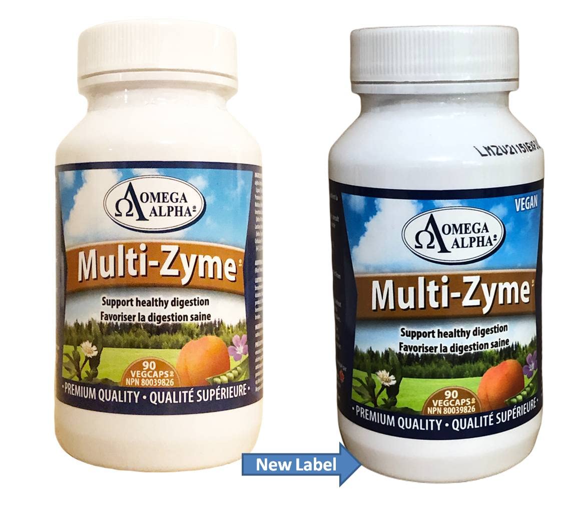 Omega Alpha Multi-Zyme Capsules 90 Count