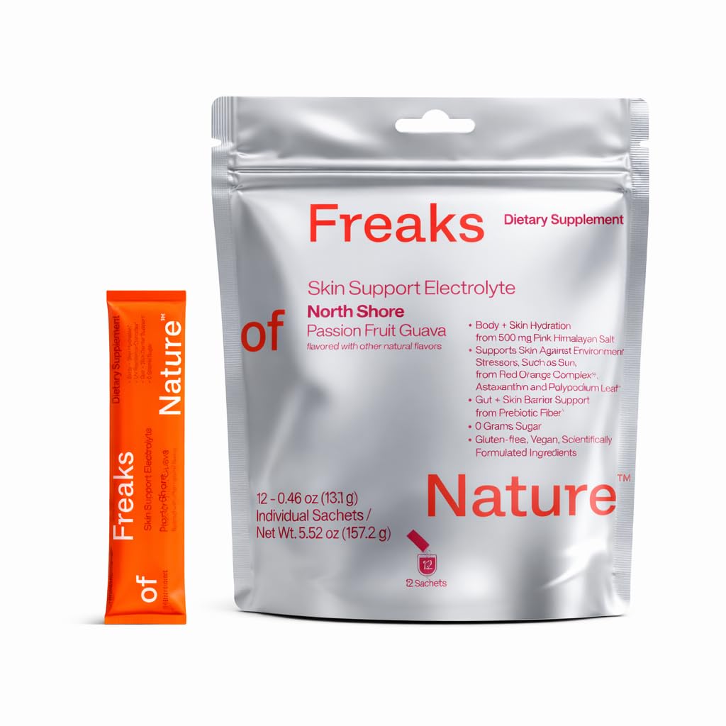 Freaks of Nature Skin Support Electrolyte Powder, 12-Count