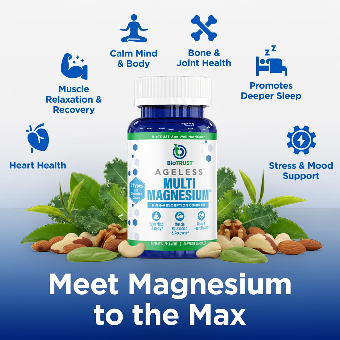 BioTrust Multi Magnesium Complex 60 Capsules