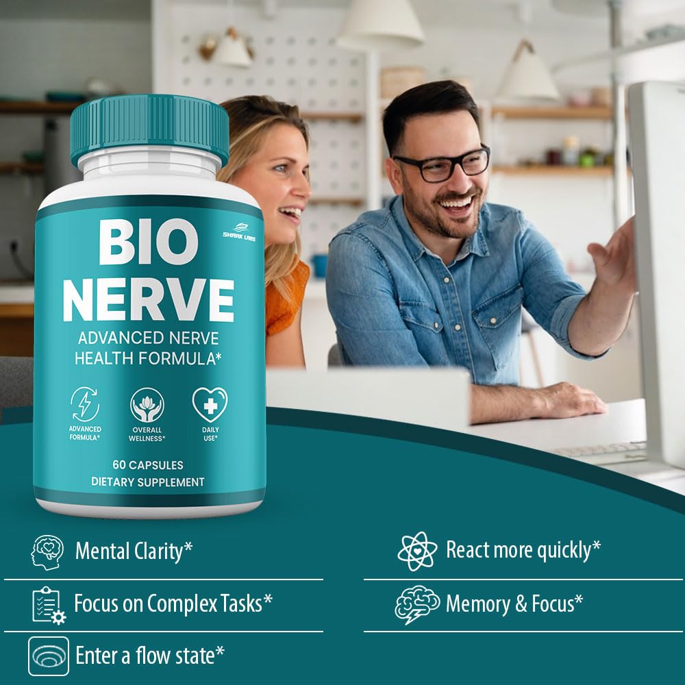 Shark Labs BioNerve Capsules, 60 Count