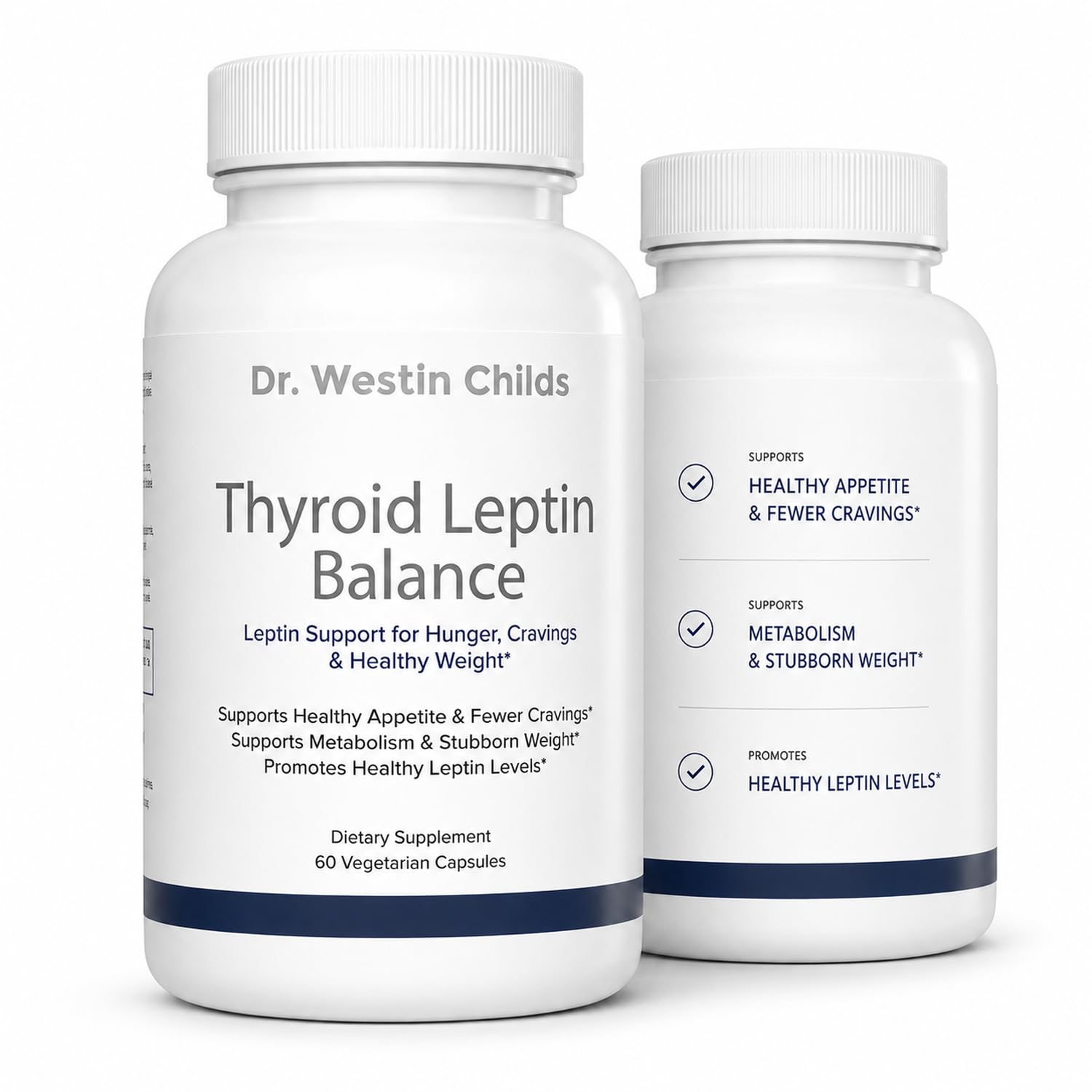 Dr. Westin Childs Thyroid Leptin Balance – Natural Leptin Sensitizer Support Supplement for Women & Men, Thyroid, Metabolic Health, Vitality, Energy, Focus with Glycosaminoglycans, Vitamin C Capsules, 60 Count