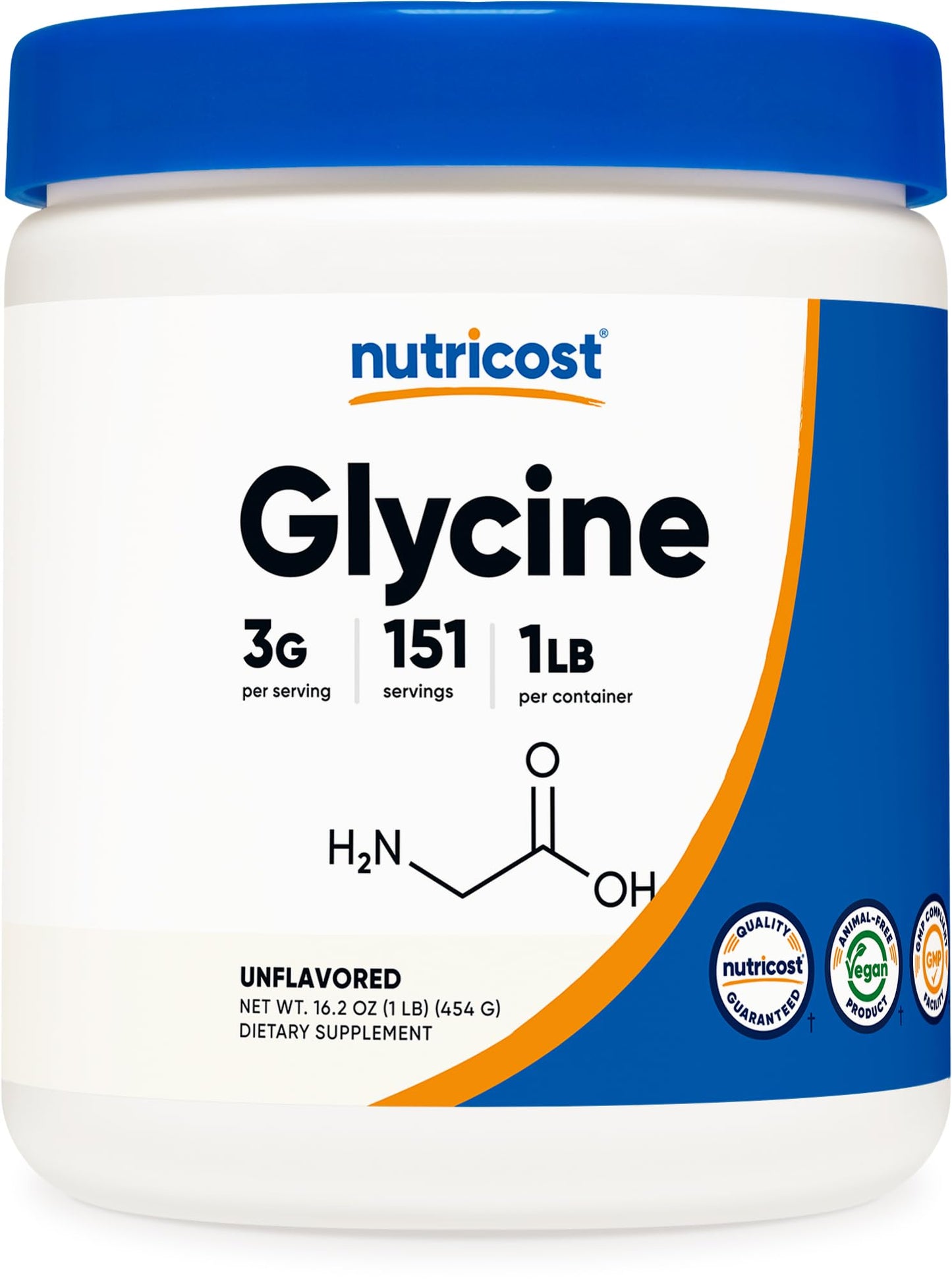 Nutricost Glycine Powder 16 oz