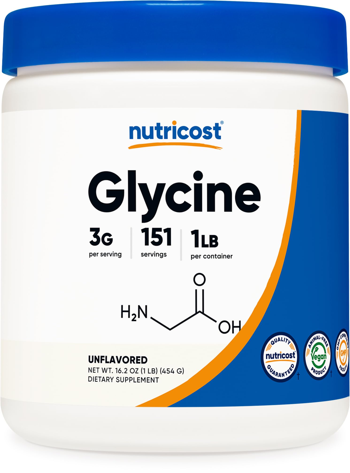 Nutricost Glycine Powder 16 oz