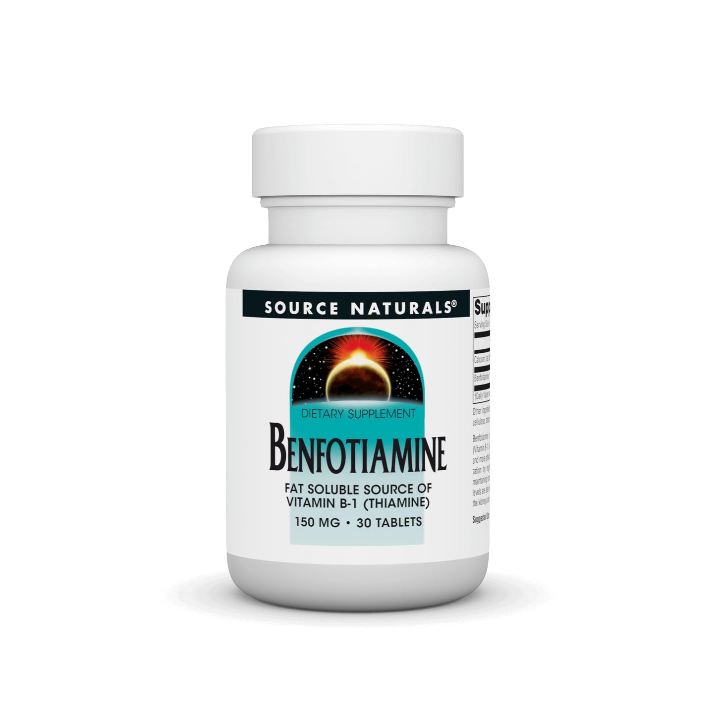 Source Naturals Benfotiamine 150 mg Tablet, 30 Count