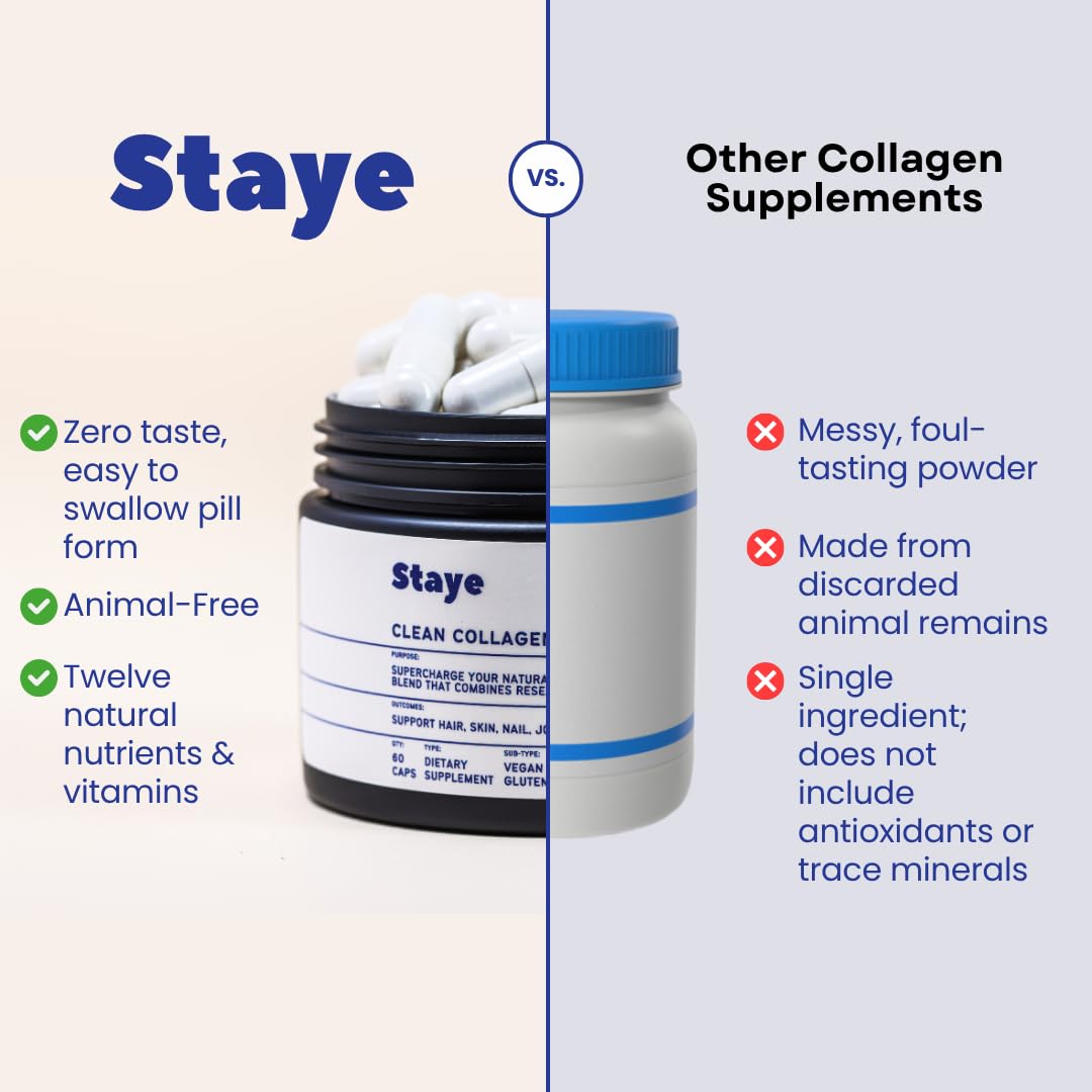 Staye Clean Collagen Booster Capsule 60 Count