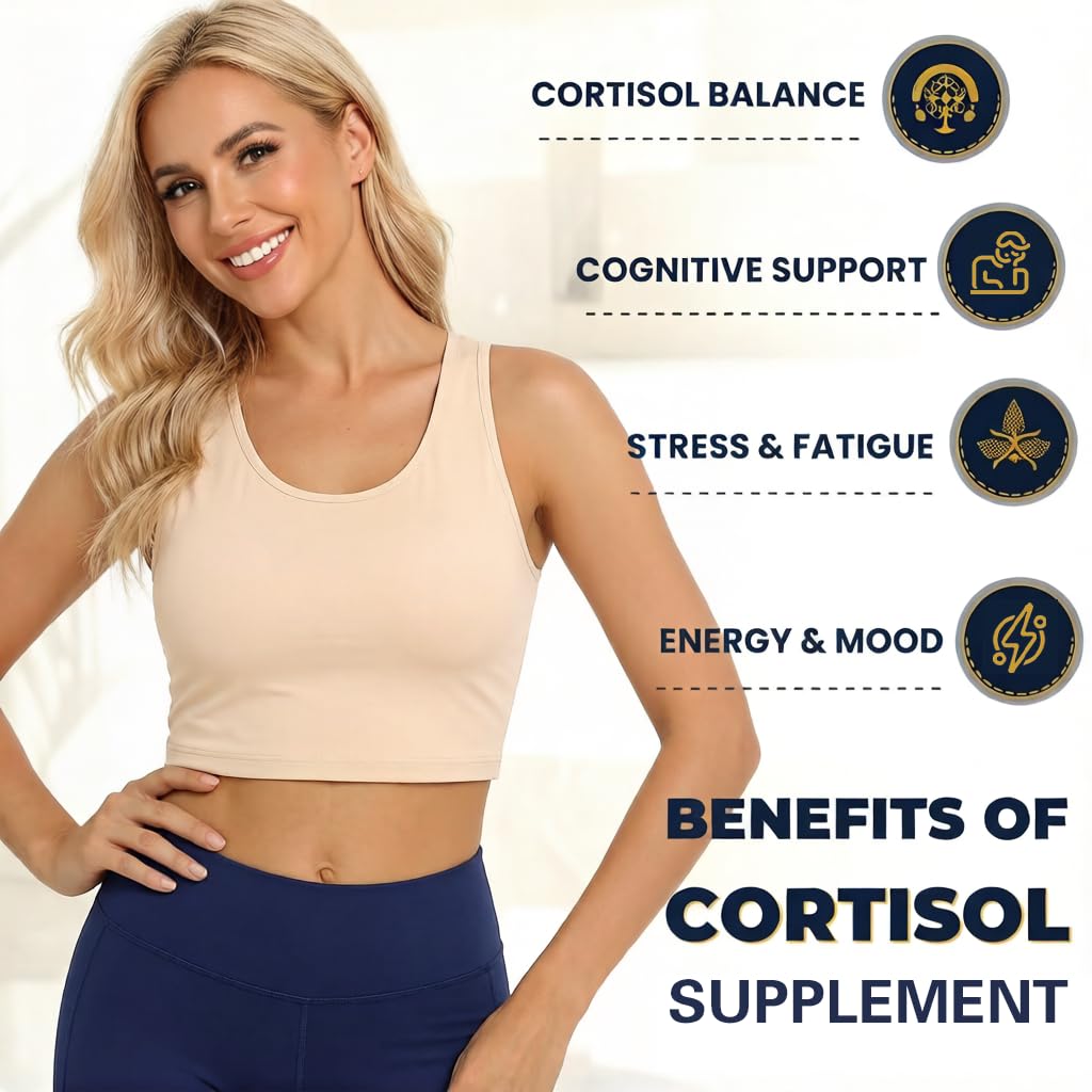 SERSANVE Cortisol Manager & Stress Support Supplement with Ashwagandha Gummy 60