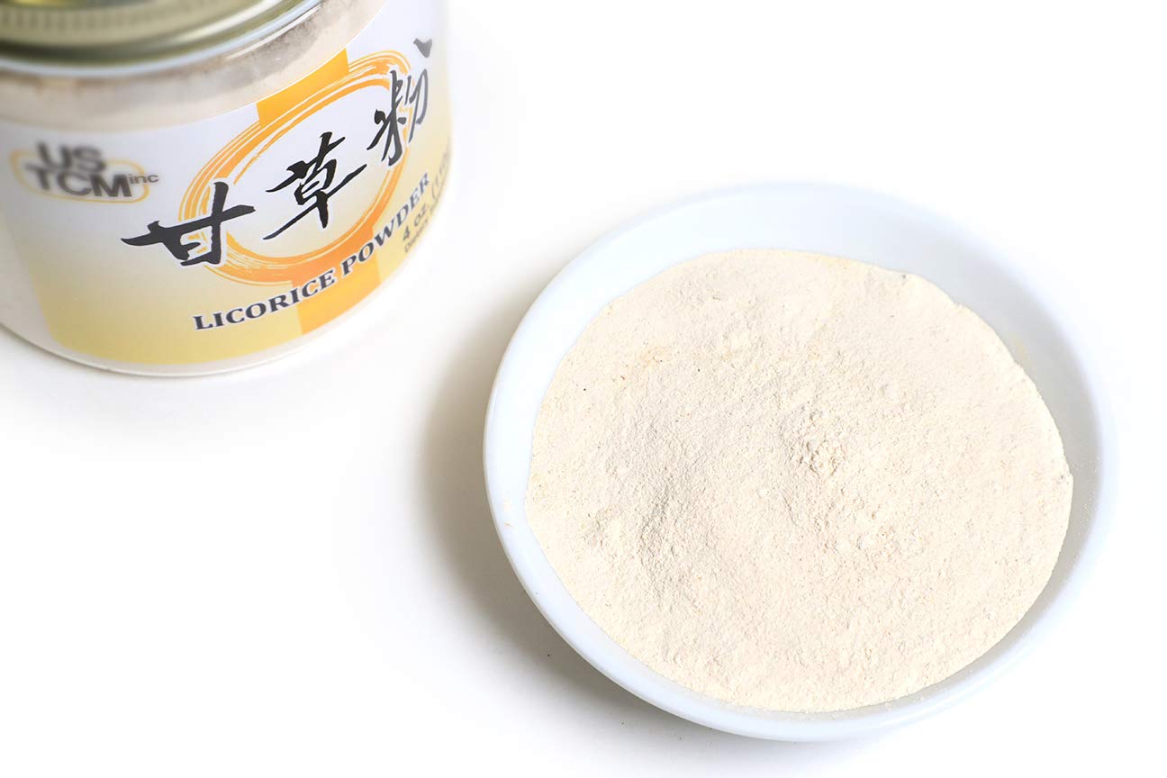 USTCM Licorice Glycyrrhiza (Gan Cao) Powder, 4oz, 1 Unit