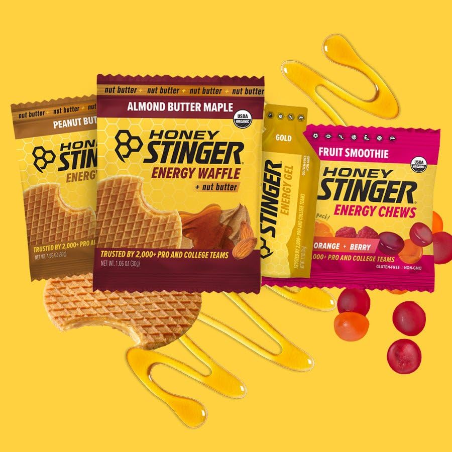 Honey Stinger Performance Fuel Sampler Pack, Gluten Free, for Exercise, Running and Performance, Sports Nutrition for Home & Gym, Pre and Mid Workout, Pack of 13