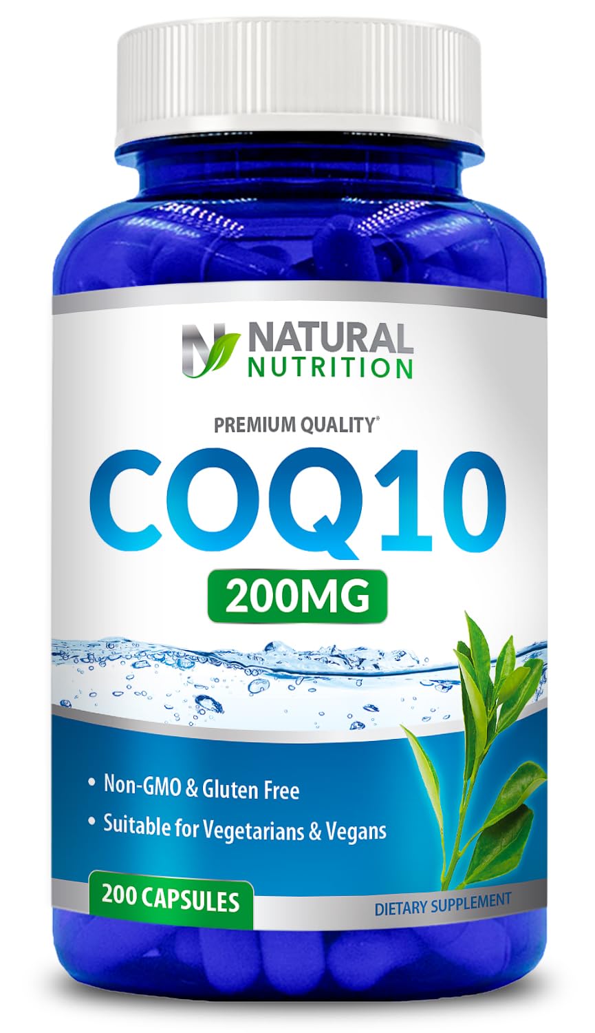 Generic CoQ10 200mg Capsule, 200 Capsules