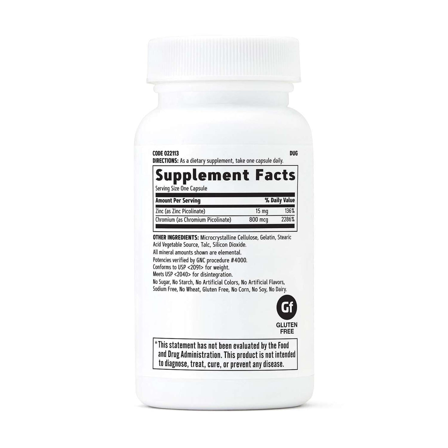 GNC Ultra Chromium Picolinate 800mcg Capsule 60 Count