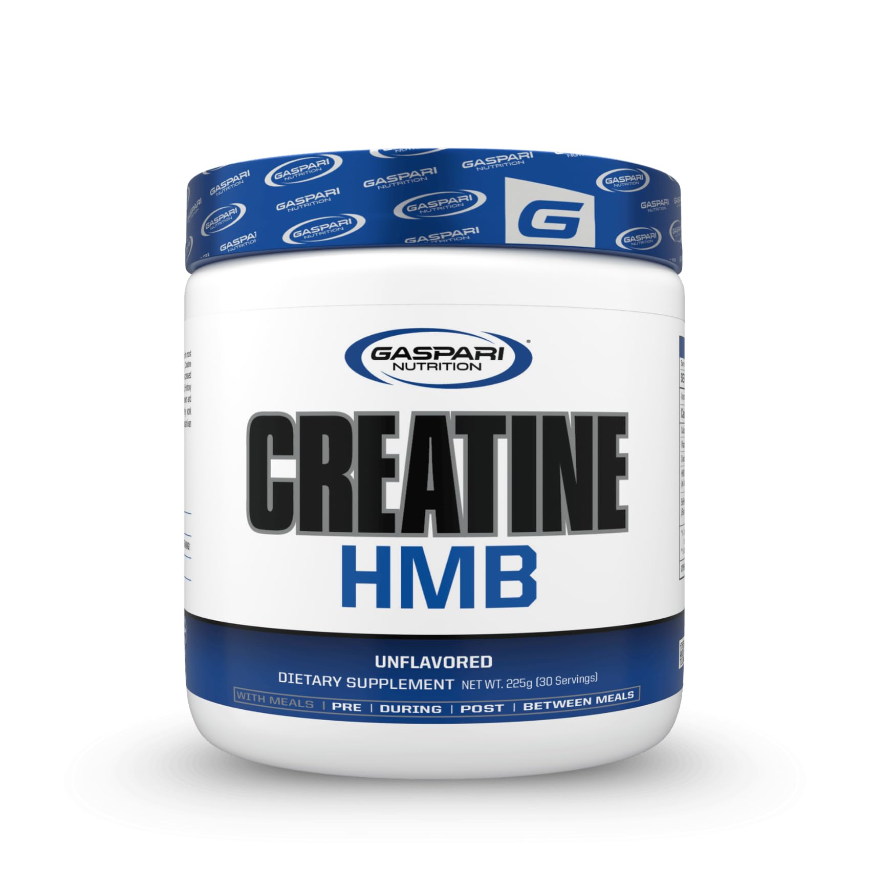 Gaspari Nutrition Creatine HMB, Micronized Creatine Monohydrate and HMB Powder 7.94 Ounces