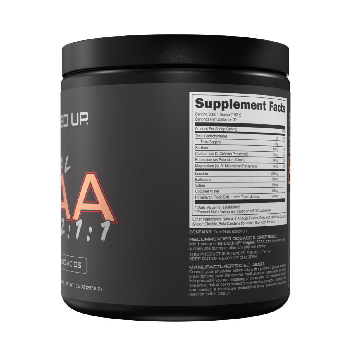 Bucked Up Original BCAA 2:1:1 Branched Chain Essential Amino Acids - Supplement Powder, 11.11 Ounce