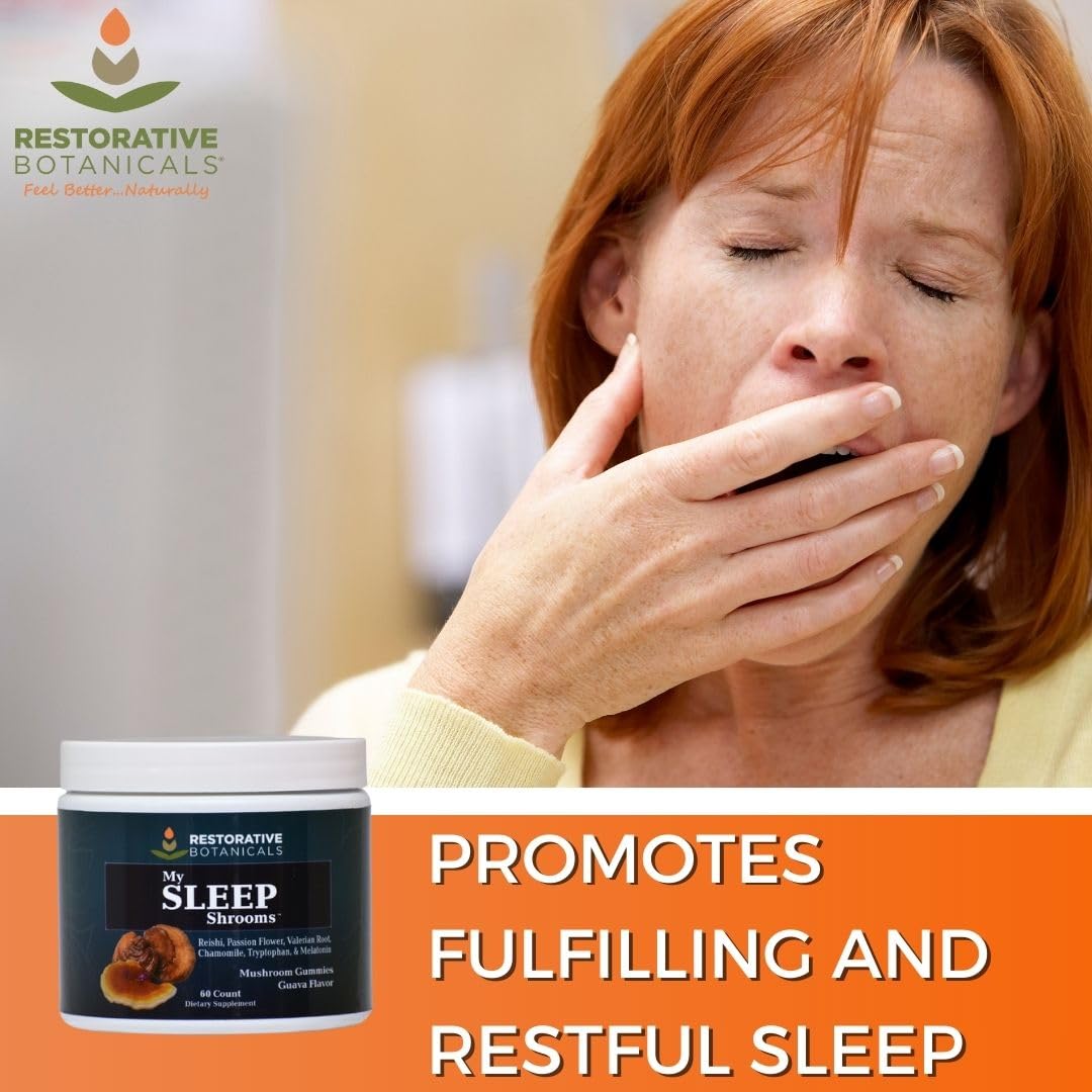 Restorative Botanicals My Sleep Shrooms Gummy, 60 Count
