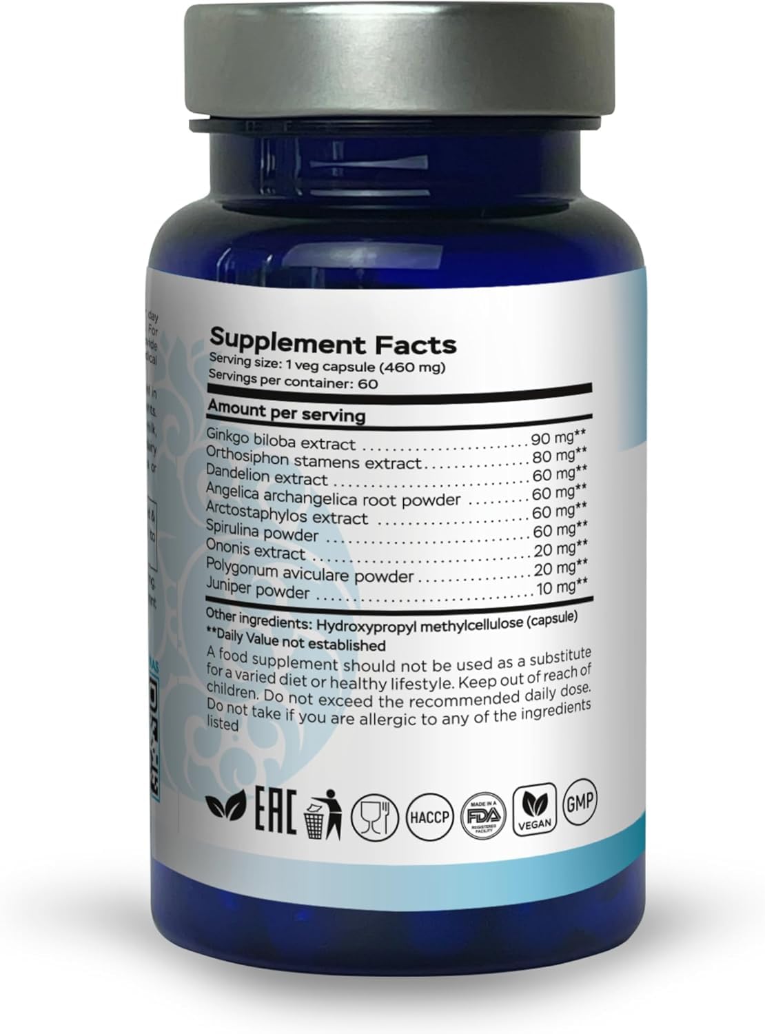 RaDoTech RenActive Kidney Detox Cleanse Capsules 180 Count