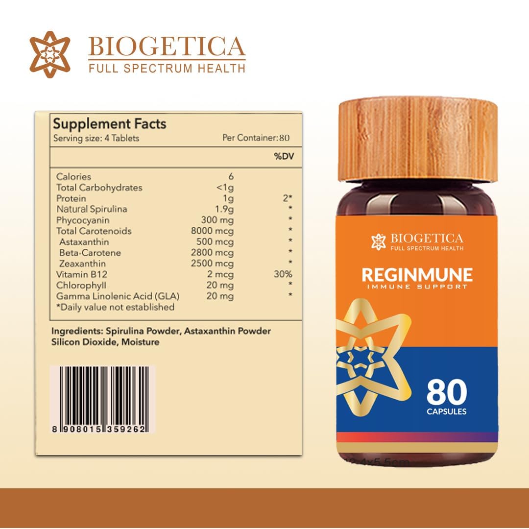 Biogetica Reginmune Natural Immune Support Capsule 80 Count