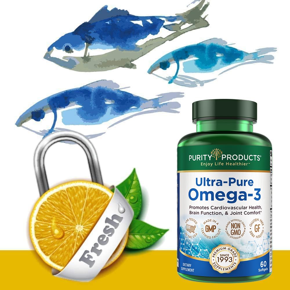 Purity Products Ultra Pure Omega 3 Softgels 60 Count