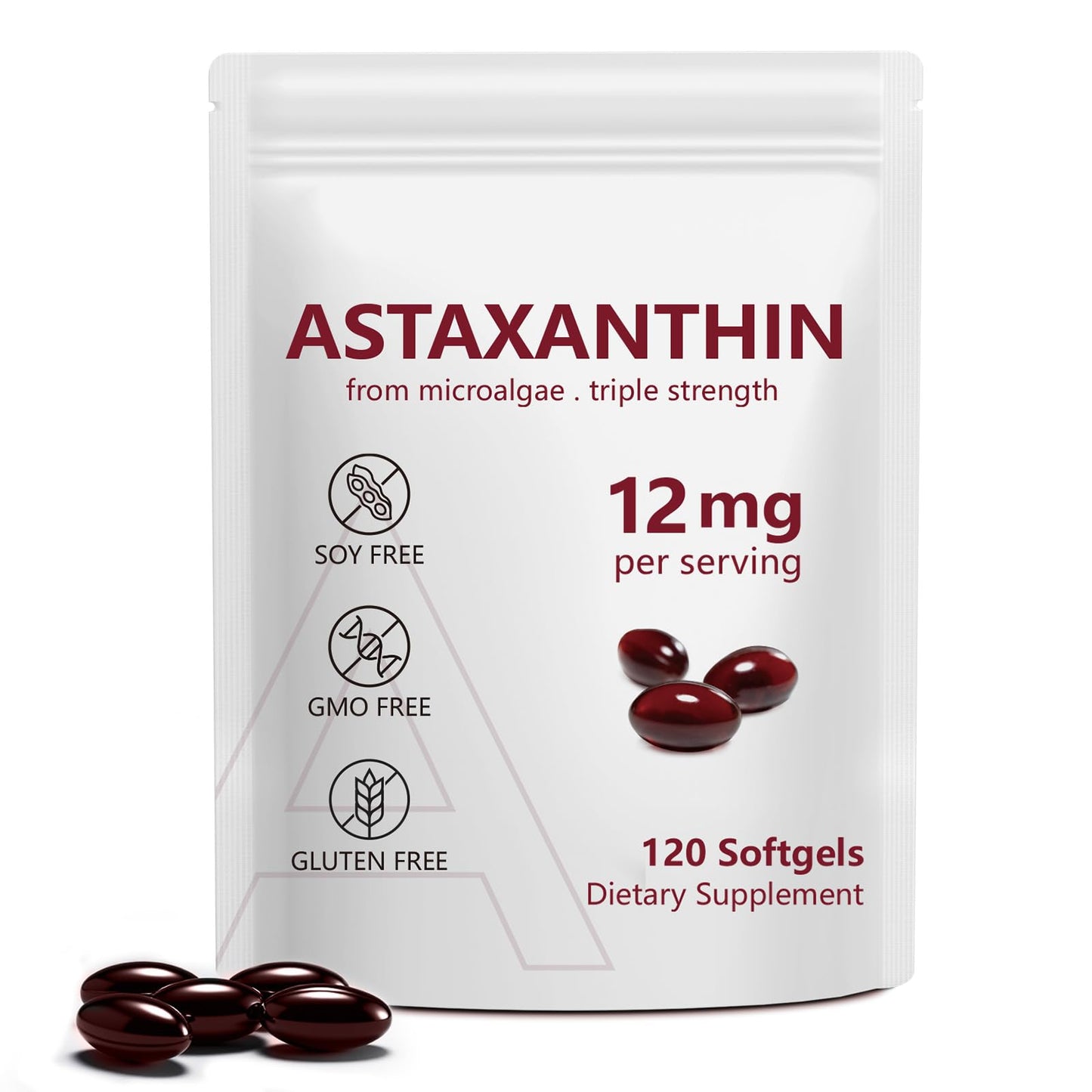 Daiasns Astaxanthin 12mg Softgel 120 Count