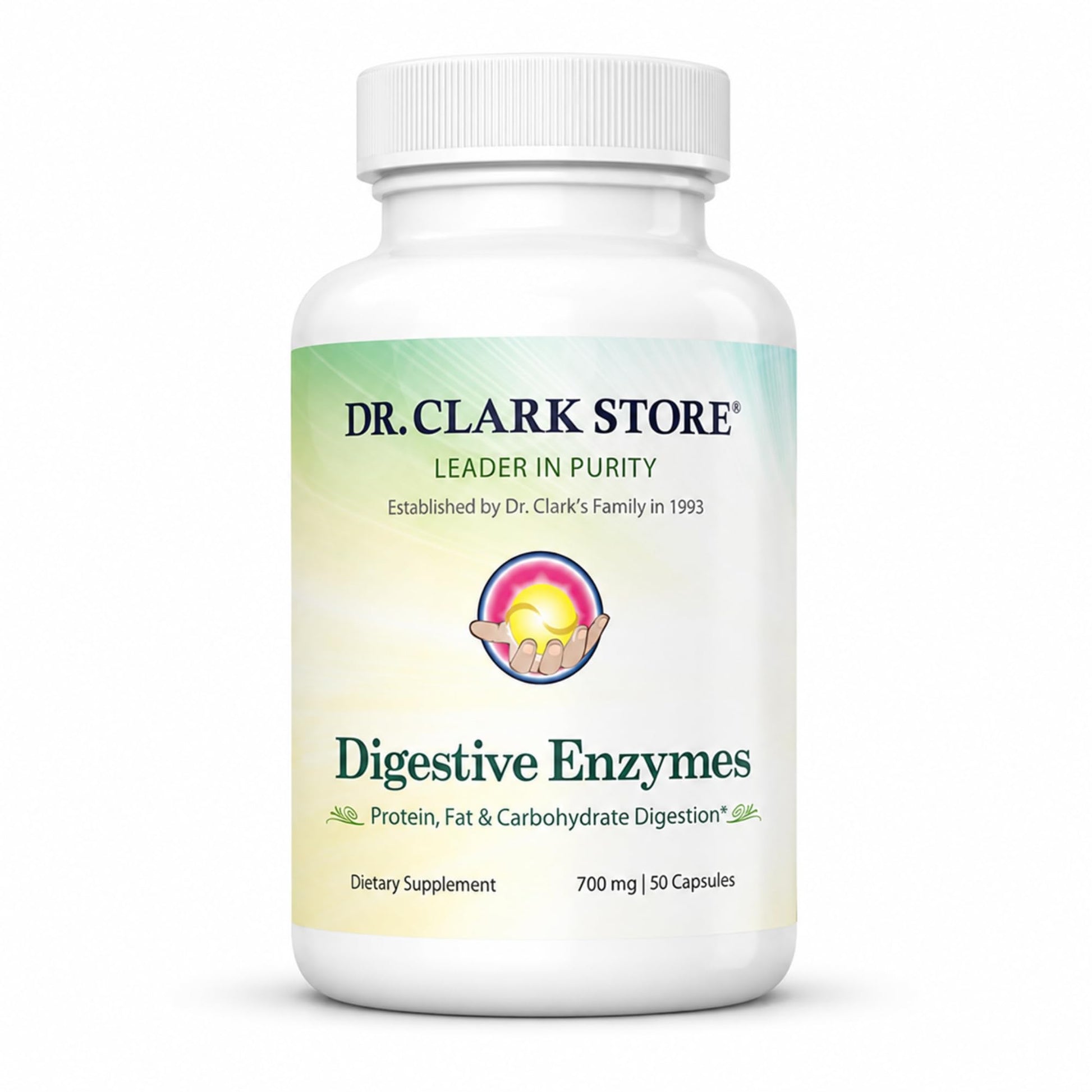 Dr Clark Store Digestive Enzymes Supplement Capsule 50 Count