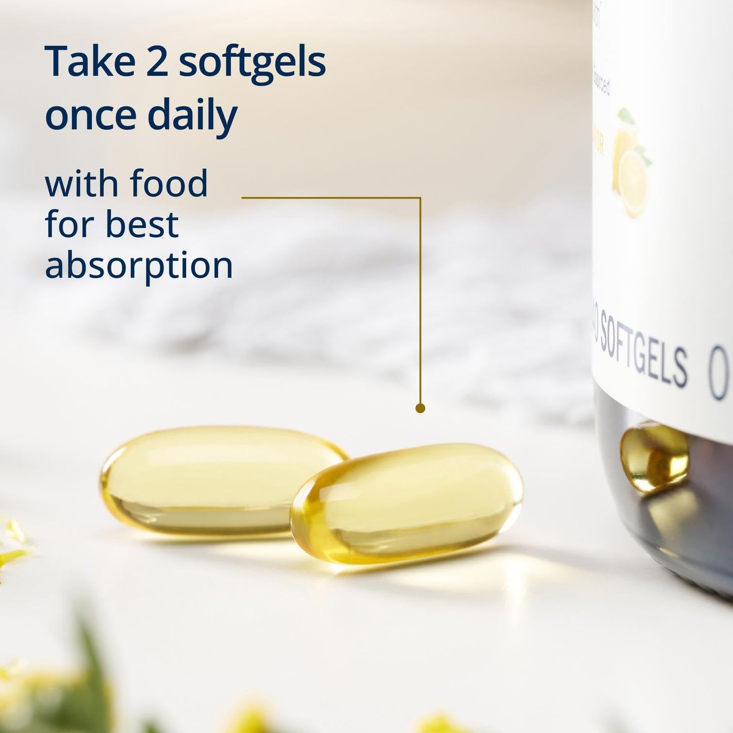Metagenics OmegaGenics Fish Oil EPA-DHA 720 mg High Potency Omega-3 Supplement Softgels 120