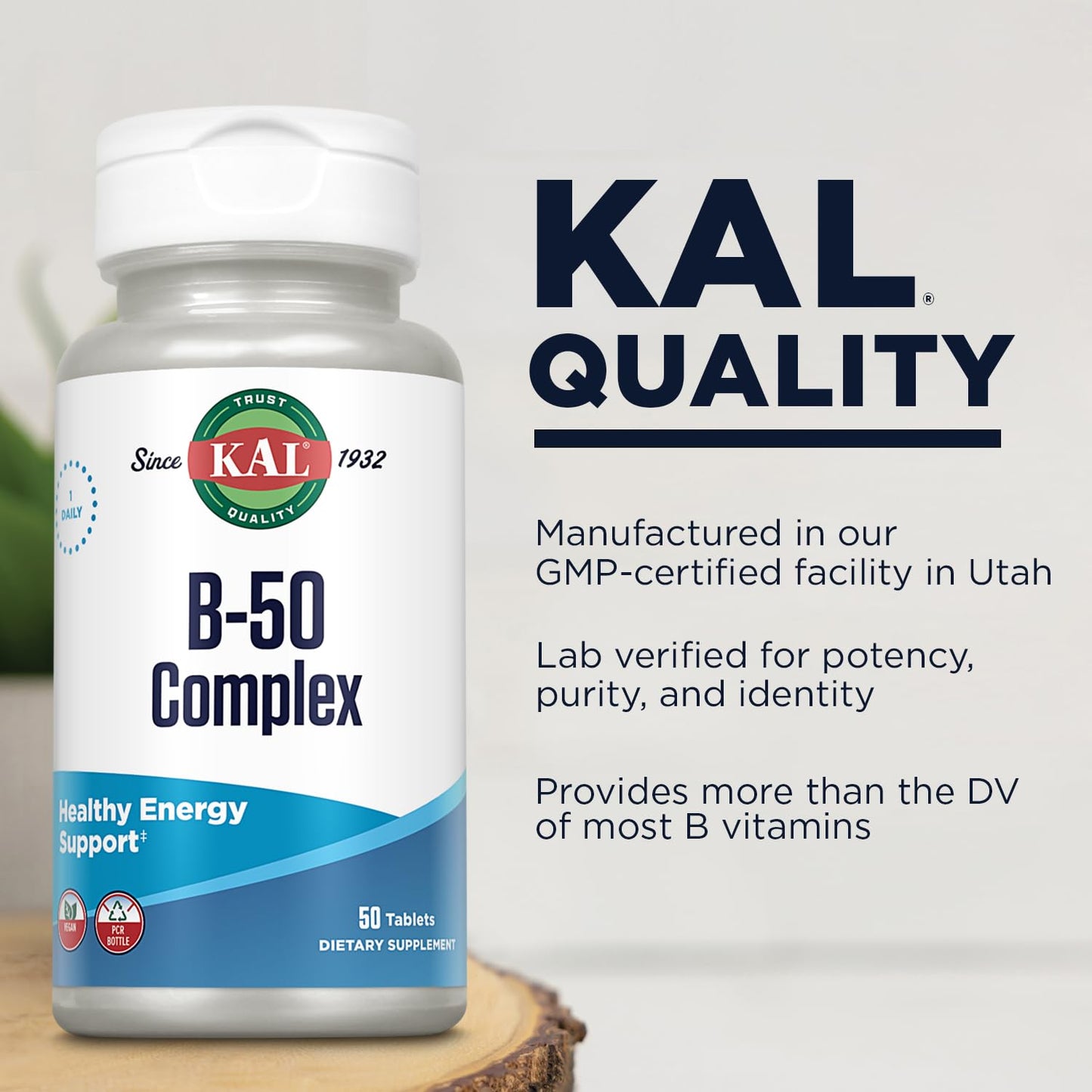 KAL B 50 Complex Tablet, 50 Tablets