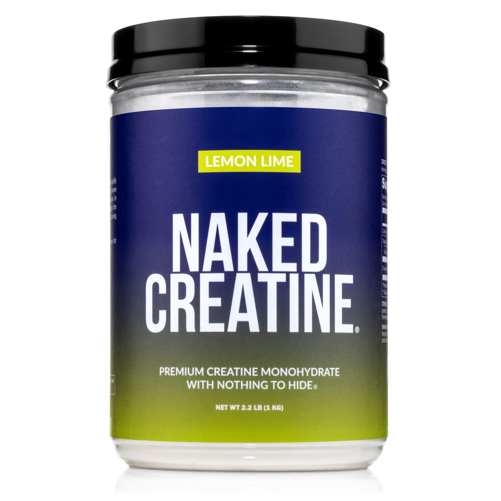 NAKED Pure Micronized Lemon Lime Creatine Monohydrate Powder 35.2