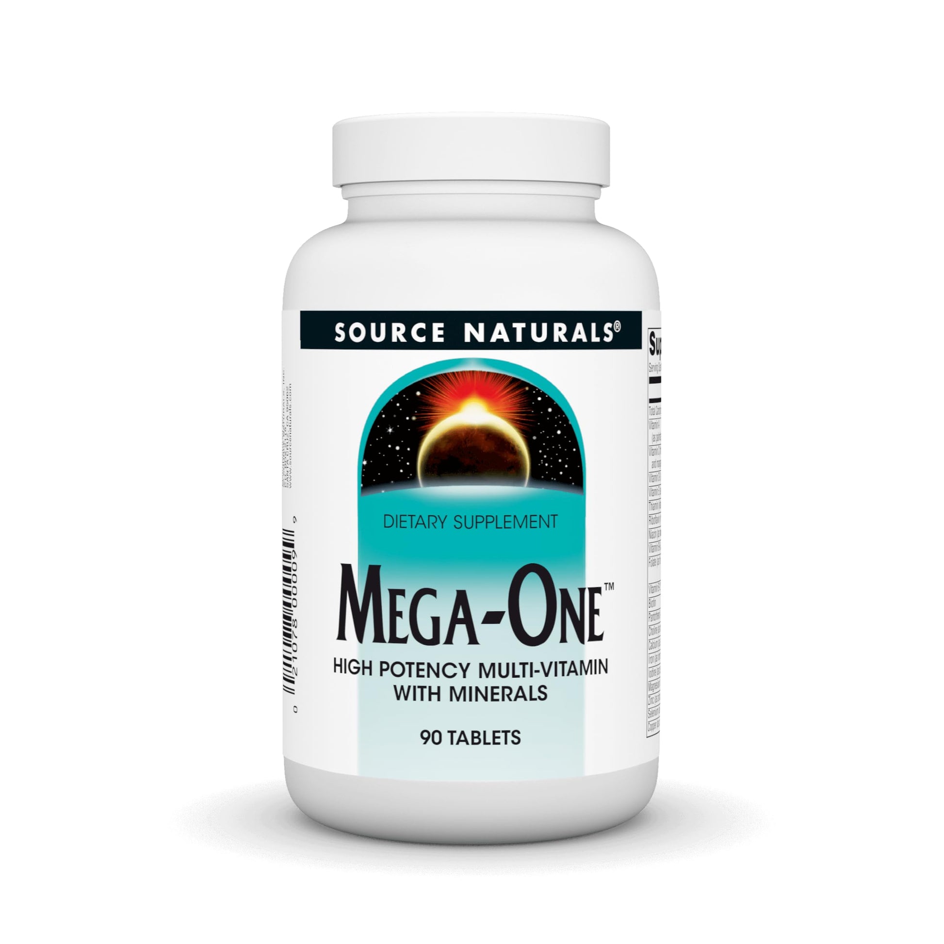 Source Naturals Mega-One Multi-Vitamin with Minerals 90 Tablets