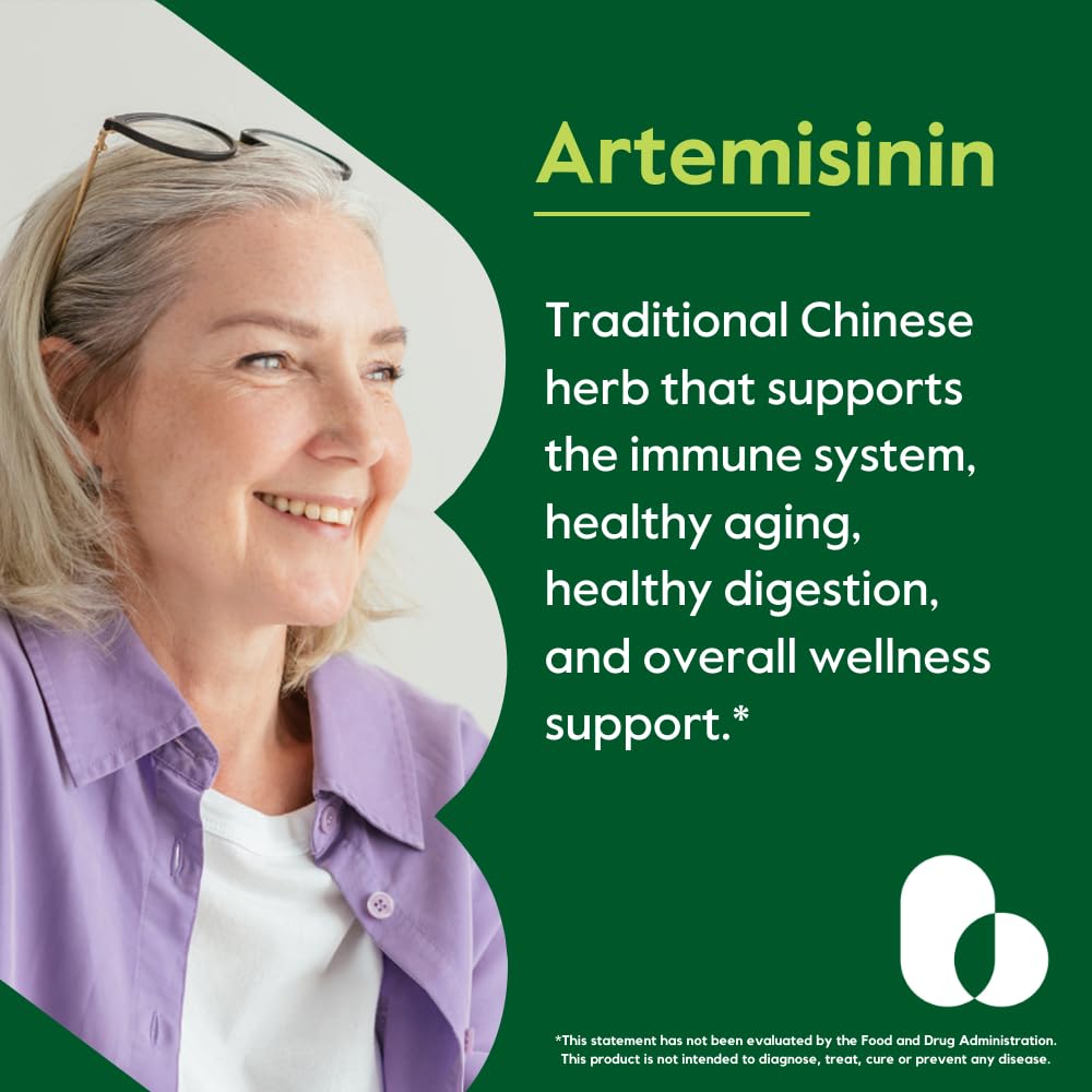 BESTVITE Artemisinin 200mg Capsules, 60 Count