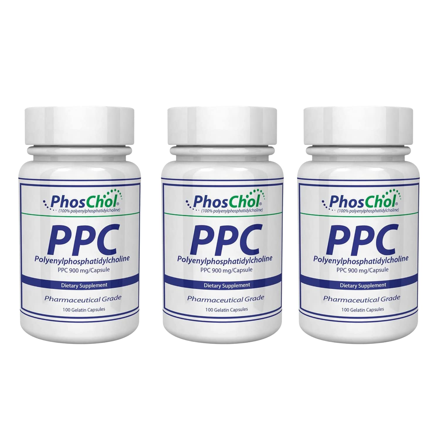 Nutrasal PhosChol PPC Polyenyl PhosphatidylCholine Choline Supplement 900mg 100 Capsules