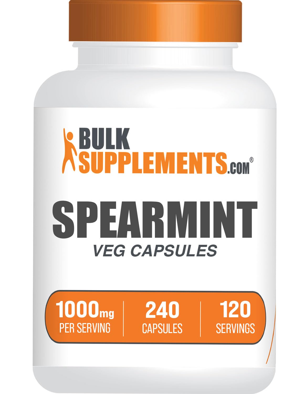 BulkSupplements Spearmint Extract Capsules, 240 Count